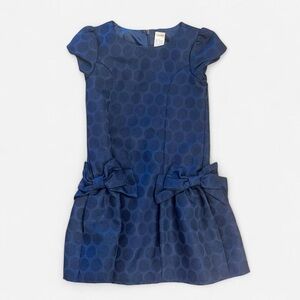 Gymboree Navy Sparkle Dress with Bows